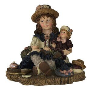 Boyds Bears Yesterday Child Figurine “Ashley with Chrissie...Dress Up”